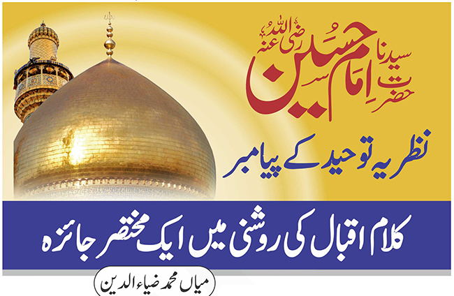 سیدنا حضرت امام حسین(رضی اللہ عنہ) : نظریہ توحید کے پیامبر